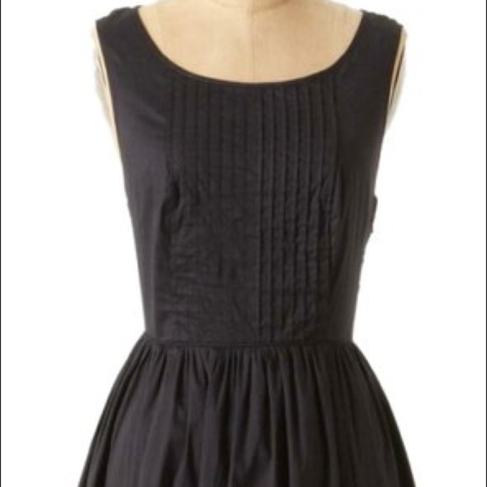 Anthropologie navy dress